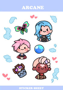 archane stickers sheet final
